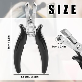 Wvu & Wvo Extension Pliers, Extension Remover Pliers, Bonding Pliers for Removal, Pliers for Dreadlocks Extension, Pliers for Micro Rings Beads, Professional Pliers for Tape Extensions Remover