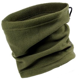 Elandy Unisex Multifunctional Polar Fleece Neck Warmer Scarf for Outdoors Work Sport Ski Wear Mask (Green)