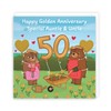Hunts England - Auntie And Uncle 50th Anniversary Card -
