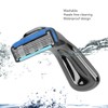 Men Manual Razor Six Blades Waterproof Precise Portable Removable Quick