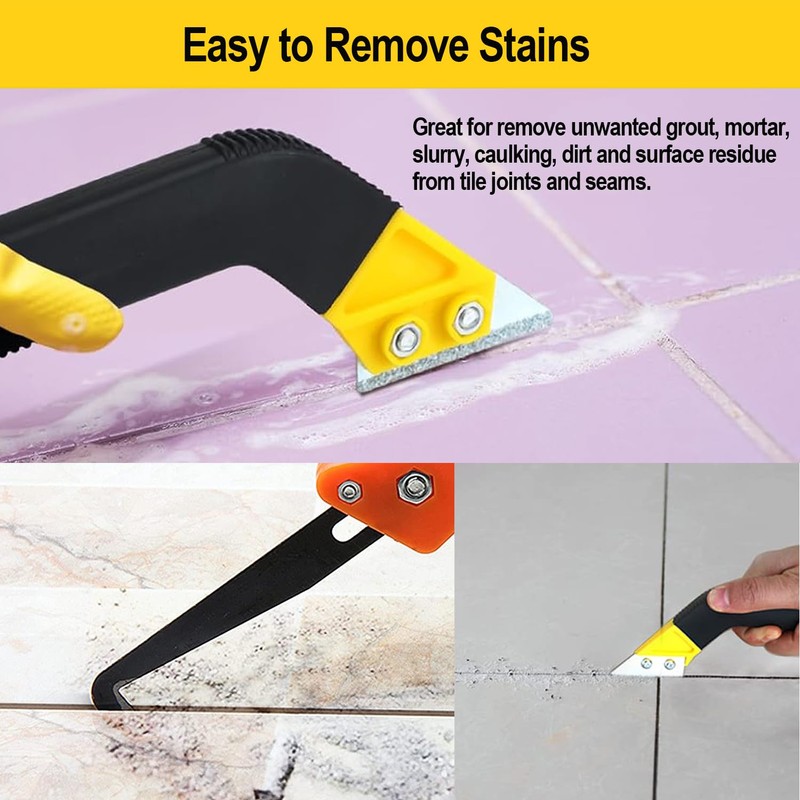 LABOFiC 14pcs Grout Removal Tool Kit, 2 Tile Grout Saws