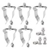 Basement Window Well Cover Spring Clips Hardware Kit for Basement