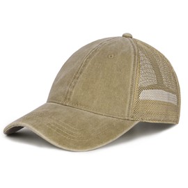 Zylioo XXL Cap Baseball Cap for Large Head Trucker Cap Vintage Mesh Running Caps Cap Size 60-65 cm Summer UV Protection Sports Caps