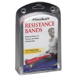 TheraBand Thera-Band Light Latex 3 Band SET Resistance Beginner Pilates RYG new HYG165LT