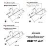 CUESOUL ROSTAK57 T19 Series CS-AK57FZ3M Two-tone 2 Material Mixed Shaft