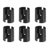 HARFINGTON 6 Pairs Wire Shelf Clips 3/4"(19mm) ABS Plastic Shelf