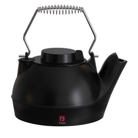 Fire Beauty Humidifying Iron Kettle，Stove Humidifier，Wood Stove Kettle，Cast Iron，Chrome handle