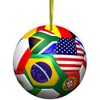 Sam Sandor - World Cup Soccer Ball - Round Ceramic