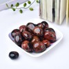 Erliway Red Obsidian Healing Crystal Stones, 1.25-2.0" Large Reiki Healing