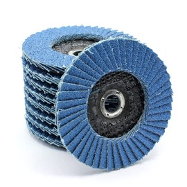 Pack of 5 Flap Discs Sanding Discs 50 x 10 mm Grain 60 Suitable for Proxxon Long Neck Angle Grinder Angle Polisher LWB E, LHW E, LHW A, WP E Steel Stainless Steel Wood