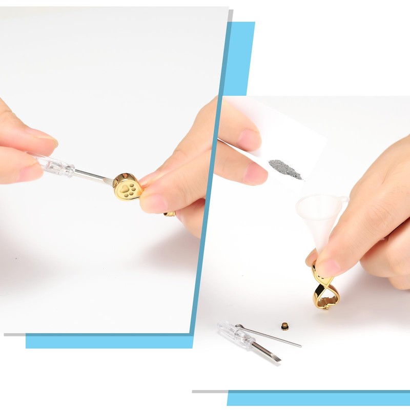 Oinsi Infinity Love Pet Cremation Jewelry for Ashes of Dog/Cat