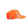 BLUECHOLON 5 Panel Polyester High Vis Adjustable Sports Hat Neon