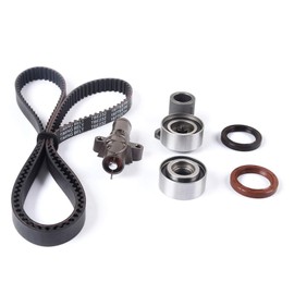 MPLUS Timing Belt Kit & Valve Cover Gasket Kit Fits 2004-2008 for Acura TL 3.2L 3210CC V6 GAS SOHC Naturally Aspirated