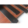 6 Pack - 10 inch Black Hidden L Shelf Bracket