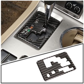 LLKUANG for Toyota Highlander 2009 2010 2011 2012 2013 Real Carbon Fiber Car 3D Sticker Gear Indicator Frame Cover Interior Car Accessories（Left Hand Drive）