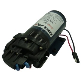 Delavan 7822FS-201-SB Flex Diaphragm Pump 12V, 60 PSI, 2.2 GPM, Demand Pump with 3/4" QA Ports