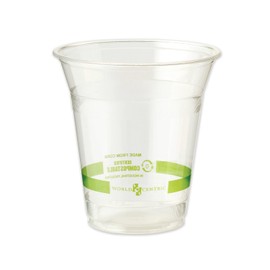 World Centric Pla Clear Cold Cups, 12 Oz, Clear, 1,000/carton