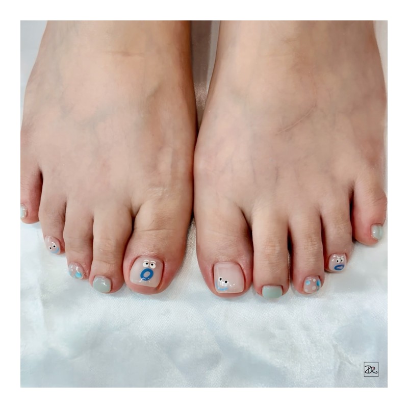 Dara Beauty 2024 July Art of the MonthCute Expression Nail❣