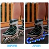 PATIKIL Multicolor Light Up Inline Skate Wheels 80mm, 4Pcs LED