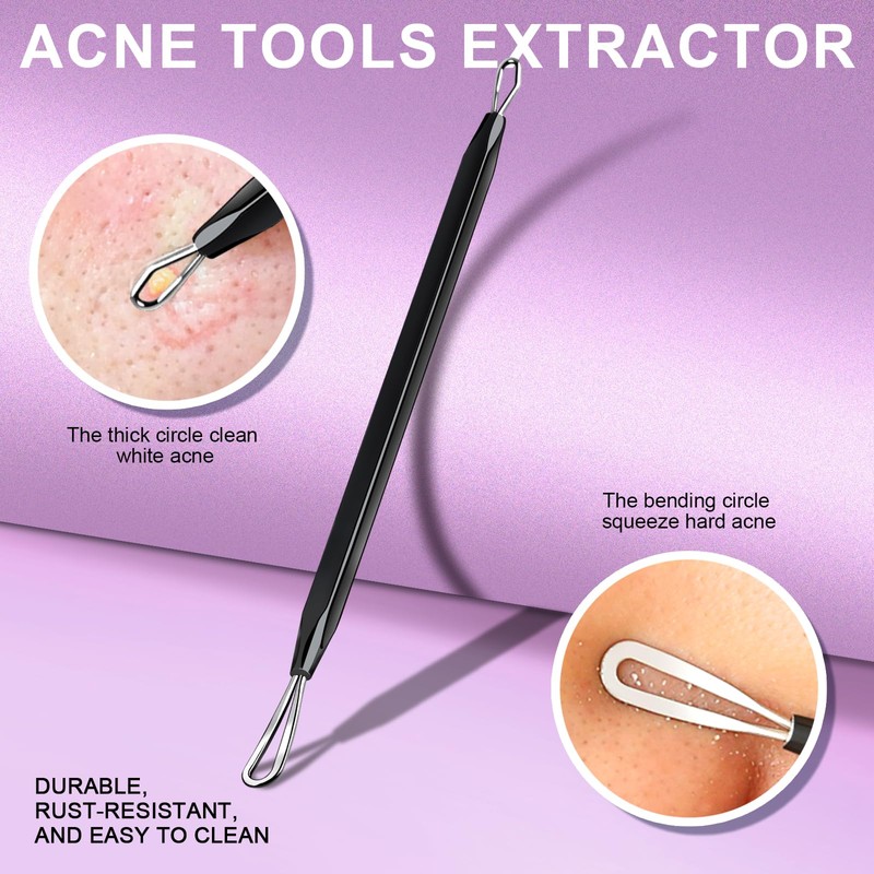 Teenitor Pimple Extractor Tool Comedone Extractor Acne Tool Blackhead Removal