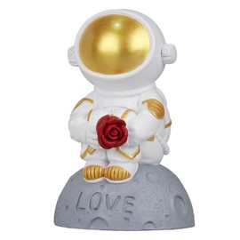 Astronaut Ornament Nature Resin Cute Multifunctional Astronaut Figurine Ornament for Home Type 1