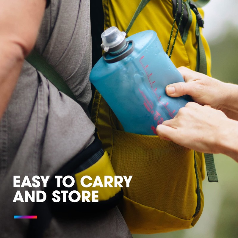HydraPak STOW 1L Stow Bottle 1L GS330 Mammoth Gray