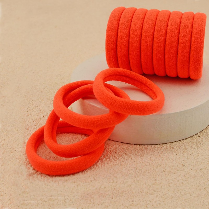 100 Pack Seamless Hair Ties for Women Girls Ponytail Holders