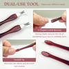 6-Piece Professional Cuticle Trimmer Set, Cuticle Pusher and Knife, Durable