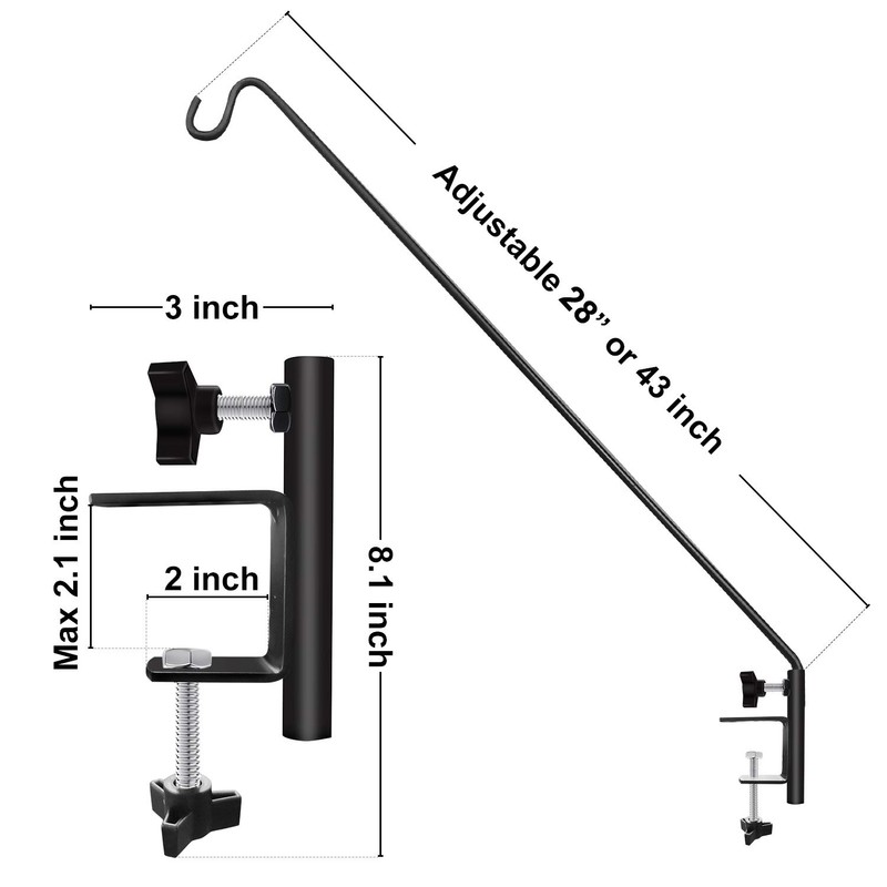 ERYTLLY Heavy Duty Deck Hook, Extensible and Adjustable Deck Hook