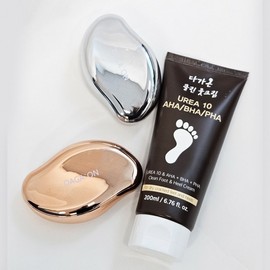 Foot callus remover, glass foot file, foot callus removal, heel dead skin Balgal silver + foot cream 200ml