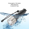 Diving Flashlight Black Dive Light 200lm 328ft IP68 Waterproof Compact