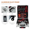 FLZOSPER 799-Piece Sturdy Tool Set with Rolling Wheels Aluminum Trolley