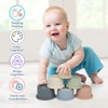 Stacking Cups Baby Toy 6-12 Months, Toddler Nesting Playset for