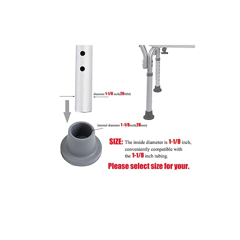 Replacement Feet for Shower Chair Bath Seat, Shower stools and