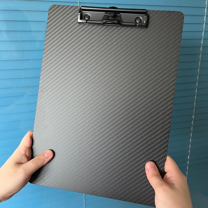 9.4" Wx12.6 Lx0.06 T Hard Plus+ 3K Carbon Fiber Clipboard