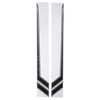 2pcs Car Side Door Sticker Waterproof Universal Sports Racing Style