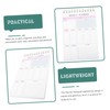 OHPHCALL Long-lasting Tear-off Planner Notepad Monthly Planner Daily Desk Pad