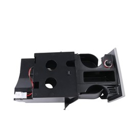 JDMSPEED Ashtray Cup Coin Holder Dual Drink Grey RHD 7H285860130T For VW T5 Transporter 2003-2013