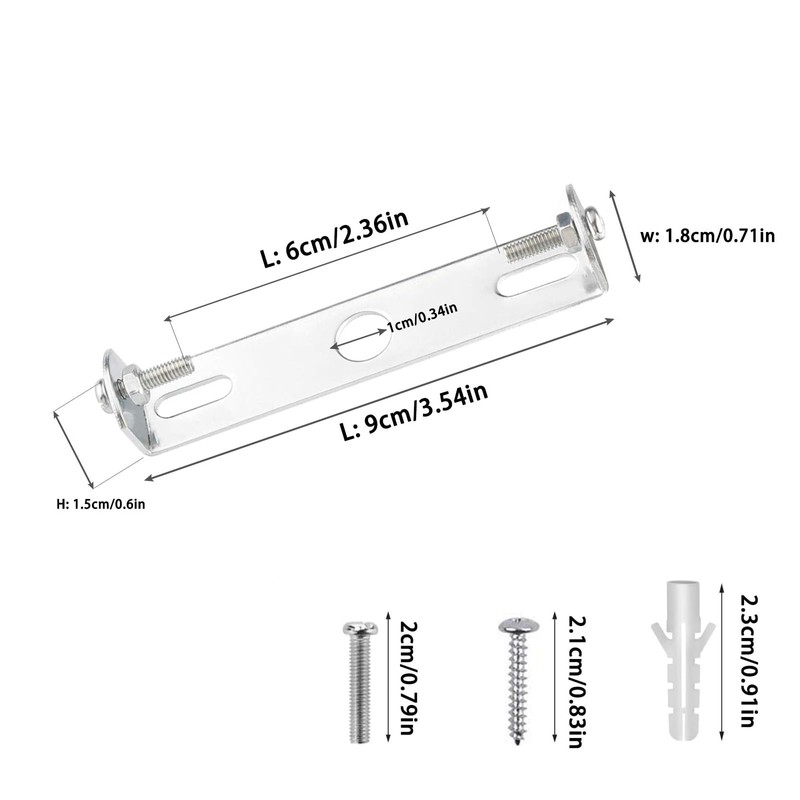Rybtd Set of 4 Ceiling Light Bracket 90 mm Pendant