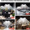 8Pack LED Garage Lights, 100W Deformable LED Lighting 10000LM E26