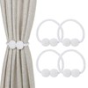 Magnetic Curtain Tie Backs & Clips - Rope Holders for