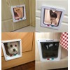 CEESC Extra Large Cat Door (Outer Size 11"x9.8"), Weatherproof, White,
