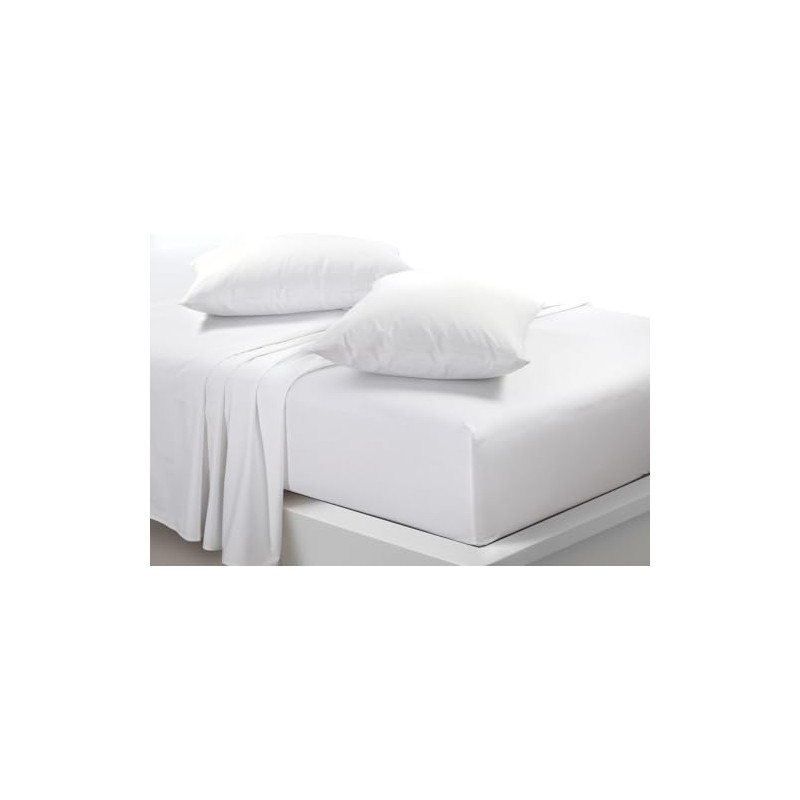 L S U White Pillow Pair Soft, Deep Pocket, Wrinkle