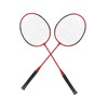 LEIJIAER Badminton Racket Offensive Iron Alloy Lightweight Comfortable Grip Sports