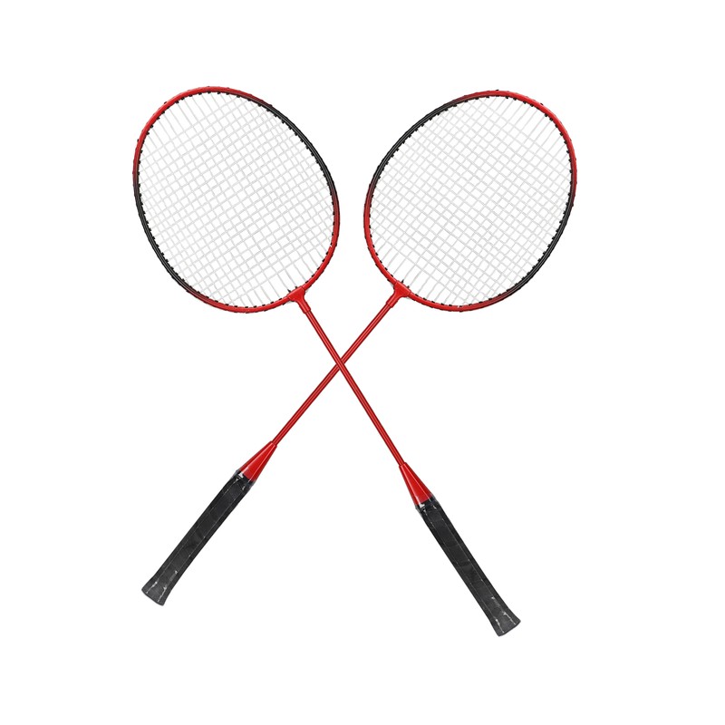 LEIJIAER Badminton Racket Offensive Iron Alloy Lightweight Comfortable Grip Sports