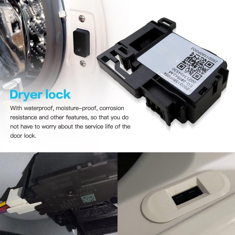 Washer Lid Lock Switch for Hotpoint HTW200ASK0WW HTW200ASK1WW HTW200ASK2WW HTW200ASK3WW