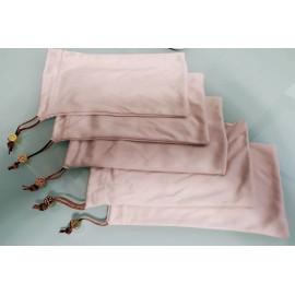 Tory Burch Leather Drawstring Microfiber Sunglasses 7"x4" Storage Pouches:5PCS