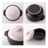 Kitchen Flower Lucia Natural Glazed Ceramic Porcelain Cookware Hot Pot