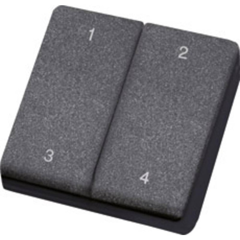 Eltako Wireless Sensor Mini Hand-Held Transmitter, Pure White Glossy, FMH4S