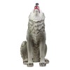 Ebros Gift Tribal Pack Alpha Leader Large Howling Gray Wolf